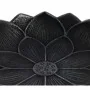 Incensário Japonês Flor de Lotus em ferro fundido - Preto