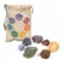 Conjunto de pedras semi-preciosas em bruto - 7 chakras