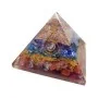 Pirâmide de Orgonite dos 7 Chakras