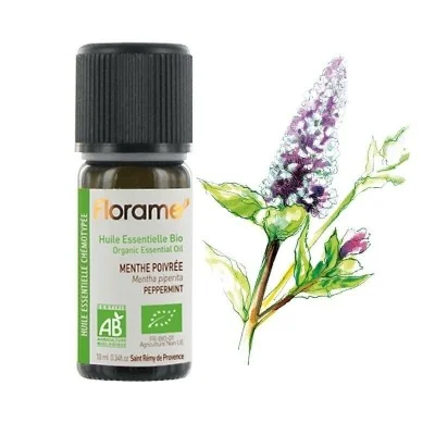 Óleo essencial biológico de Hortelã-Pimenta (Peppermint) Florame - 10 ml