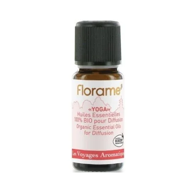 Blend de óleo essencial biológico para Yoga Florame - 10 ml