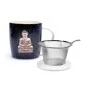 Chávena em porcelana com tampa e filtro - Buda