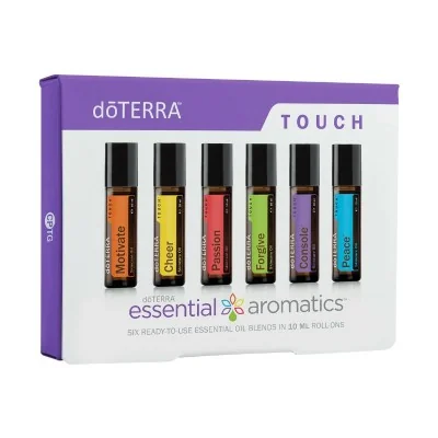 Conjunto de óleos essenciais Touch Essenciais Aromatics doTERRA