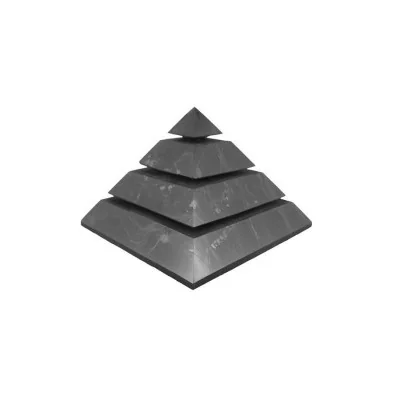 Pirâmide de Shungite natural Sakkara - 5 cm