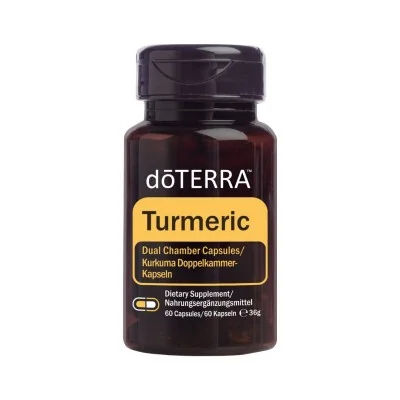 Suplemento de Curcuma com óleos essenciais doTERRA - 60 cápsulas