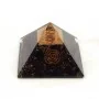 Pirâmide de Orgonite com Turmalina Negra