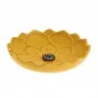 Incensário Japonês Flor de Lotus em ferro fundido - Amarelo