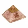 Pirâmide de Orgonite com Quartzo Rosa