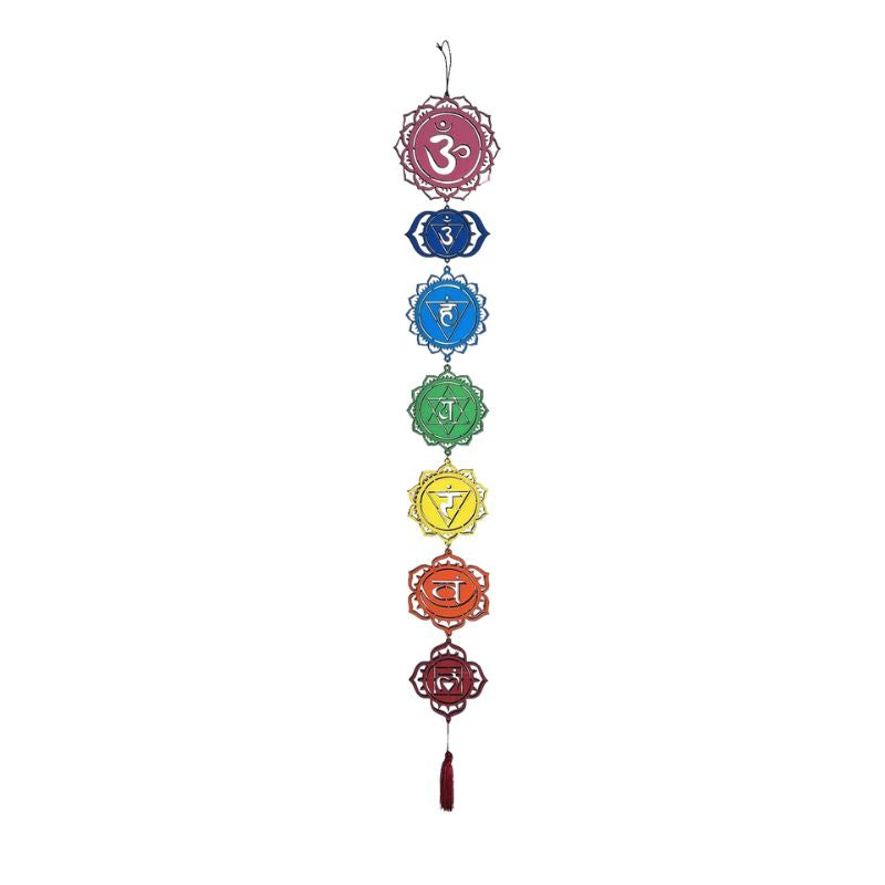 Móbile decorativo dos 7 chakras