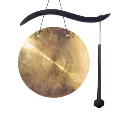 Gongo Oriental em Bronze (Wind Gong) - 25 cm