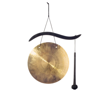 Gongo Oriental em Bronze (Wind Gong) - 25 cm