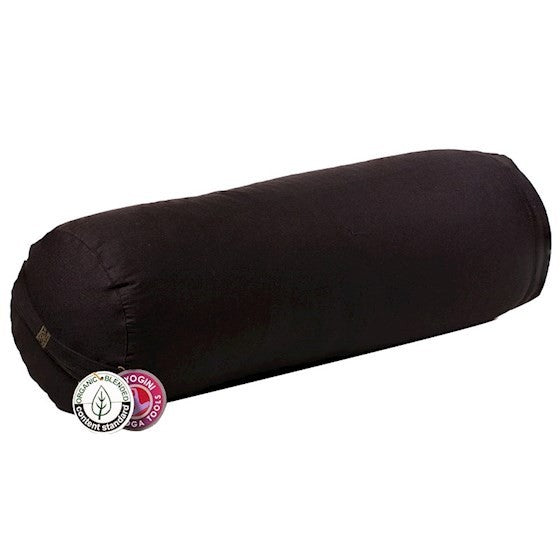 Bolster cilíndrico para yoga - Preto