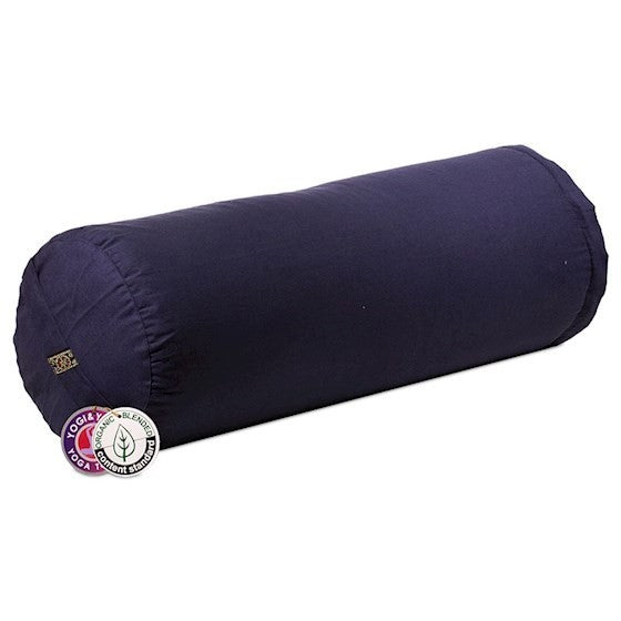 Bolster cilíndrico para yoga - Azul escuro