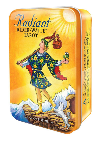 Tarot Rider Waite Radiant em lata