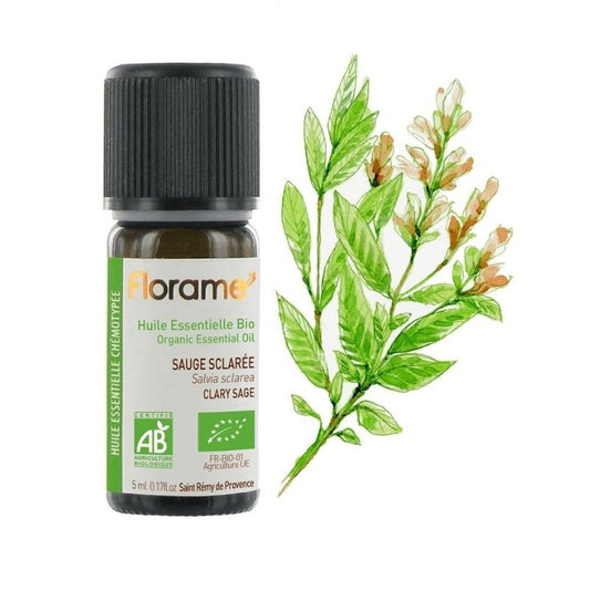 Óleo essencial biológico de Salvia Romana (Salvia sclarea) Florame - 5 ml