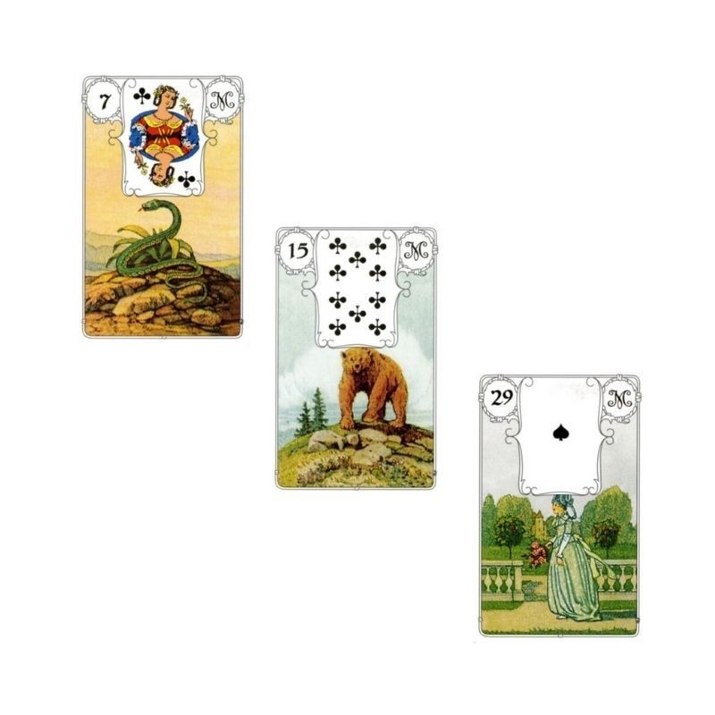 Oráculo Mlle Lenormand Blue OWL - Baralho Cigano da Coruja Azul