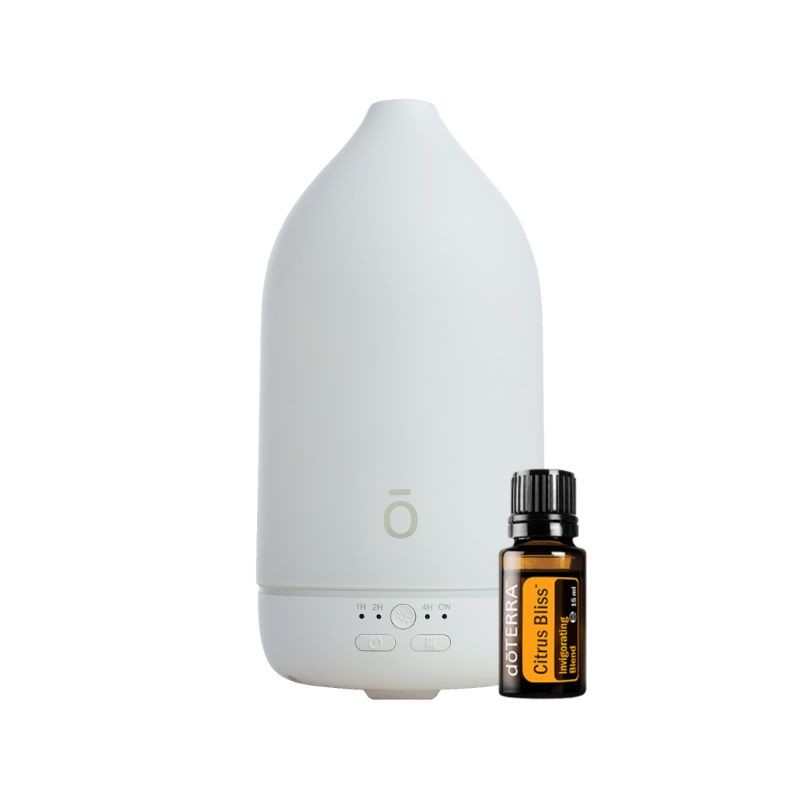 Difusor de Óleos Essenciais Ultrassónico luminoso Laluz com Citrus Bliss - doTERRA