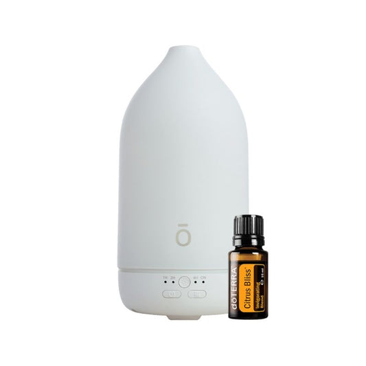 Difusor de Óleos Essenciais Ultrassónico luminoso Laluz com Citrus Bliss - doTERRA