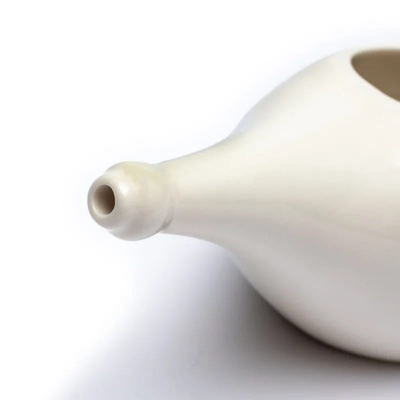 Limpador nasal Neti Pot em cerâmica