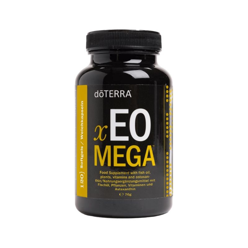 Suplemento de ómegas xEO Mega com óleos essenciais doTERRA - 120 cápsulas