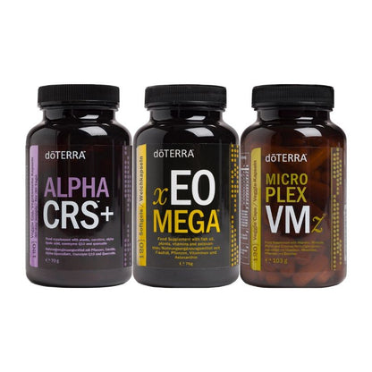 Pack Lifelong Vitality de suplementos com óleos essenciais doTERRA