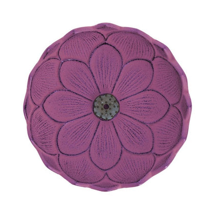 Incensário Japonês Flor de Lotus em ferro fundido - Roxo