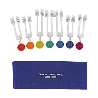 Conjunto de Diapasões dos Chakras (Chakras Tuning Forks)