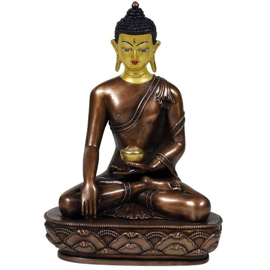 Estátua de Buda Shakyamuni Estilo Antigo - 20 cm